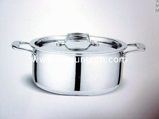 Stainless steel tri-ply cookware Casserole DSHXYY-02-6-1