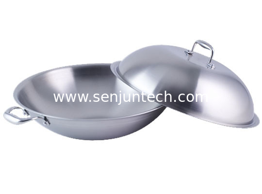 Tri-ply cookware for stainless steel pan SHXM1024FS-2PCS