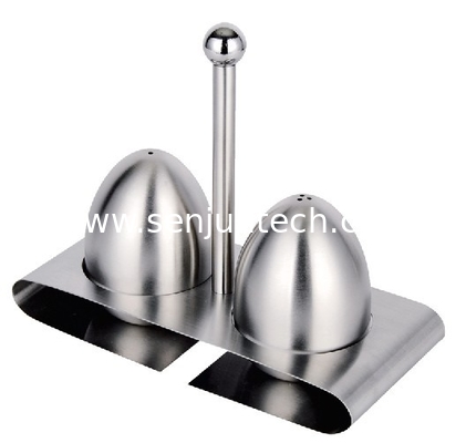 Egg-shaped Condiment bottle set SHKT-9204,stainless steel 