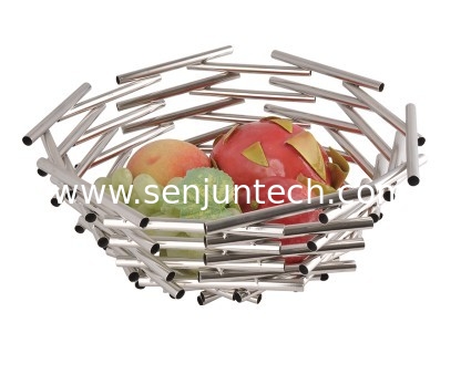 Bird's Nest Fruit compote SHKT-2329,Stainless steel fruit compote,Fruit tray