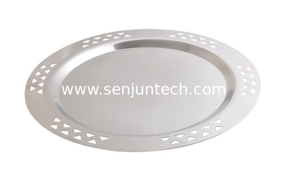 Flat-sided Fruit Compote SHKT-2322,Stainless steel fruit compote,Fruit tray
