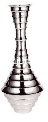 Bamboo Stainless steel flower vase SHKT-4025,metal vase