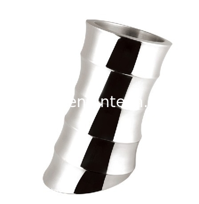 Bamboo Tilted Stainless steel ice bucket SHKT-4016,metal ice bucket