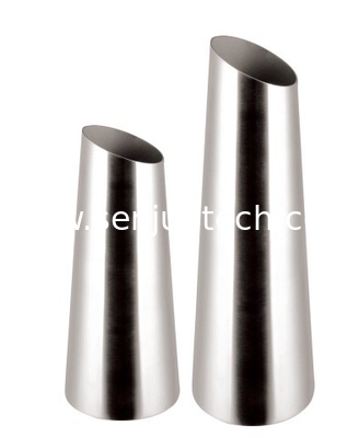 Oblique Stainless steel flower vase SHKT-4110-11,metal vase