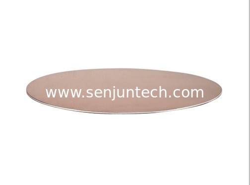 Laminated metal cookware circle/disc/plate, 2 layers copper and aluminum for cookware used