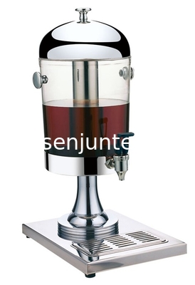 Chrome plating stainless steel juice dispenser for single use