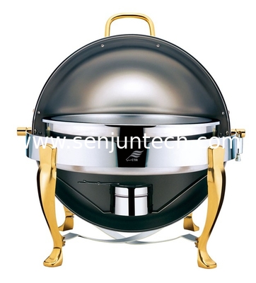 Round roll top chafing dish Rectangle soup station TMZ-1003