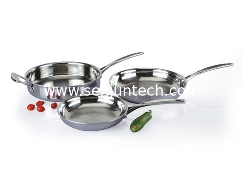 3Pcs 3-ply stainless steel cookware set SHCY-3011